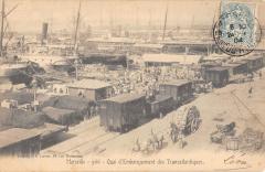 Marseille - Quai D'Embarquement Des Transatlantiques - Wagons à Marseille