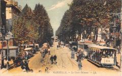 Marseille - Le Cours Belsunce - Tramway à Marseille