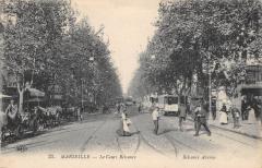 Marseille - Cours Belsunce - Tramways à Marseille
