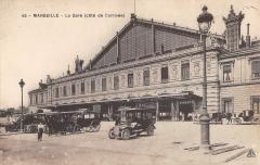 Marseille - La Gare - Cote De L'Arrivee - Voitures Anciennes à Marseille