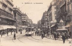 Marseille - La Cannebiere - Tramway à Marseille