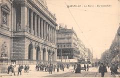 Marseille - La Bourse - Rue Cannebiere à Marseille