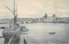 Marseille - Le Bassin De La Joliette Et La Cathedrale à Marseille