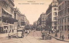 Marseille - Rue Cannebiere - Voiture à Marseille