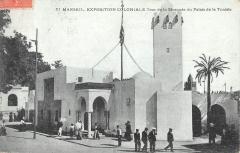 Marseille - Exposition Coloniale - Tour De La Mosquee Du Palais Tunisie à Marseille