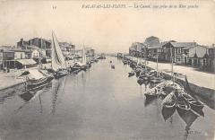 Palavas Les Flots - Le Canal - Vue Prise De La Rive Gauche -
																					34250 Palavas-les-Flots
																			
