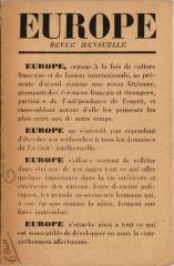 Paris 6e - Europe à Paris 6e