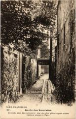 Carte postale ancienne Ruelle des Reculettes
                                                                     à Paris 13e
                                