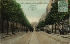 Carte postale ancienne Avenue Victor-Hugo
                                                                     à Paris 16e
                                