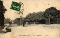Carte postale ancienne Porte Dauphine
                                                                     à Paris 16e
                                