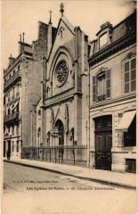 Carte postale ancienne Les Eglises de Paris. 50 Chapelle Américaine
                                                                     à Paris 7e
                                