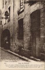 Carte postale ancienne Rue du Prévôt
                                                                     à Paris 4e
                                