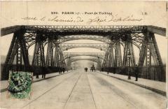 Carte postale ancienne Pont de Tolbiac
                                                                     à Paris 13e
                                