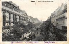 Paris 2e-Boulevard Montmartre à Paris 2e