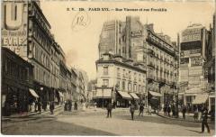 Rue Vineuse et rue Franklin à Paris 16e