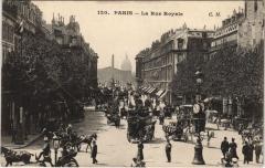 Paris - La rue Royale à Paris