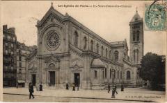 Carte postale ancienne Notre-Dame-des-Champs
                                                                     à Paris 14e
                                