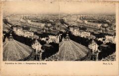 Paris Expo 1900 - Perspective de la Seine