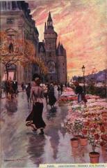 Paris 4e - Marché aux Fleurs à Paris 4e