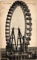 Carte postale ancienne La Grande Roue
                                                                     à Paris 7e
                                