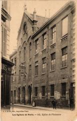 Carte postale ancienne Eglise de Plaisance
                                                                     à Paris 14e
                                