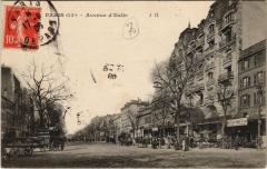 Carte postale ancienne Avenue d'Italie
                                                                     à Paris 13e
                                