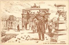 Paris 1e - L'arc de Thriomphe à Paris 1er