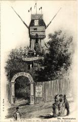Montmartre - Le Moulin de la Galette en 1883 à Paris 18e