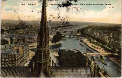 Paris 1e - Vue prise de Notre-Dame à Paris 1er