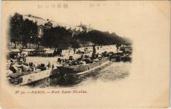 Paris 2e - Port Saint-Nicolas à Paris 2e