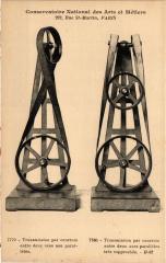 Paris (3e) Cnam - Transmission par courroie à Paris 3e