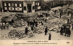 L'Orage Du 15 Juin a Paris (8e) Eboulement Fb Saint-Honoré à Paris 8e
