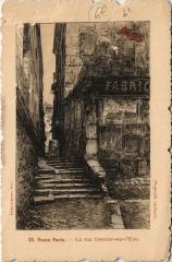 Paris 4e - La rue Grenier-sur-l'Eau à Paris 4e