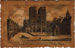 Paris 4e - Eglise et e Pravis Notre-Dame à Paris 4e