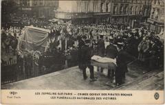 Les Zeppelins Sur Paris Les Funerailles nationales des victimes