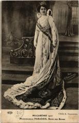 Paris 1912- Les Fétes de la Mi-Caréme - Mademoiselle Paradeis