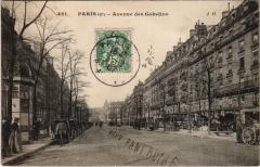 Carte postale ancienne Avenue des Gobelins
                                                                     à Paris 5e
                                