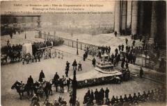 Paris Fete du Cinquantenaire de la République Hommage
