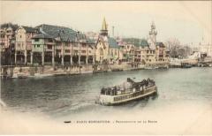 Expo 1900 Paris Perspective de la seine
