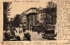 Paris 10e - Boulevard Saint-Martin à Paris 10e