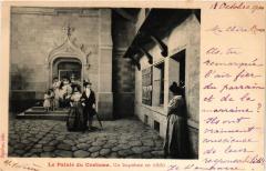 Paris Expo 1900 - Le Palais du Costume. Un bapteme en 1830