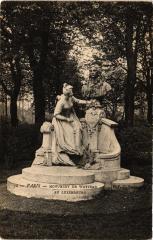 Paris 6e Paris-Monument de Watteau au Luxembourg à Paris 6e