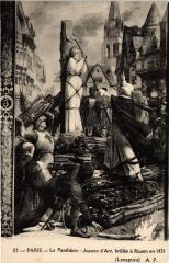 Paris 5e-Panthéon-Jeanne d'arc brulée á Rouen à Paris 5e