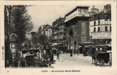 Paris 2e - Boulevard Saint-Martin à Paris 2e