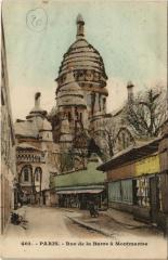 Rue de la Barre à Montmartre à Paris 18e