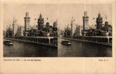 Paris Expo 1900 - La rue des Nations