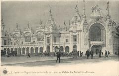 Expo 1900 Paris Palais des Industries diverses