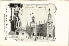Paris Expo 1900 - palais des Industries Diverses