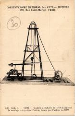 Paris (3e) - Cnam - Modele á l'échelle de 1/10 à Paris 3e