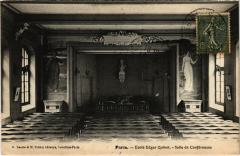 Carte postale ancienne Ecole Quinet - Salle de Conférences
                                                                     à Paris 9e
                                